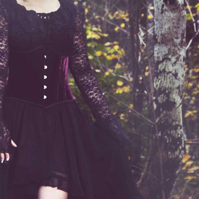 Burlesque Underbust Velvet