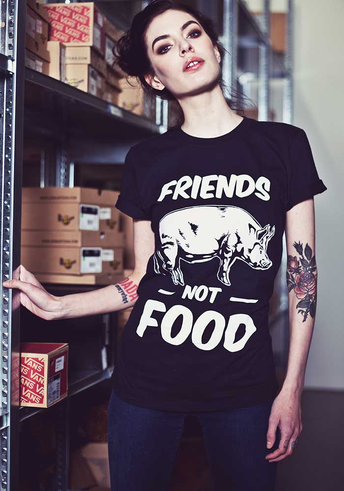 Friends Not Food Vegan Tee