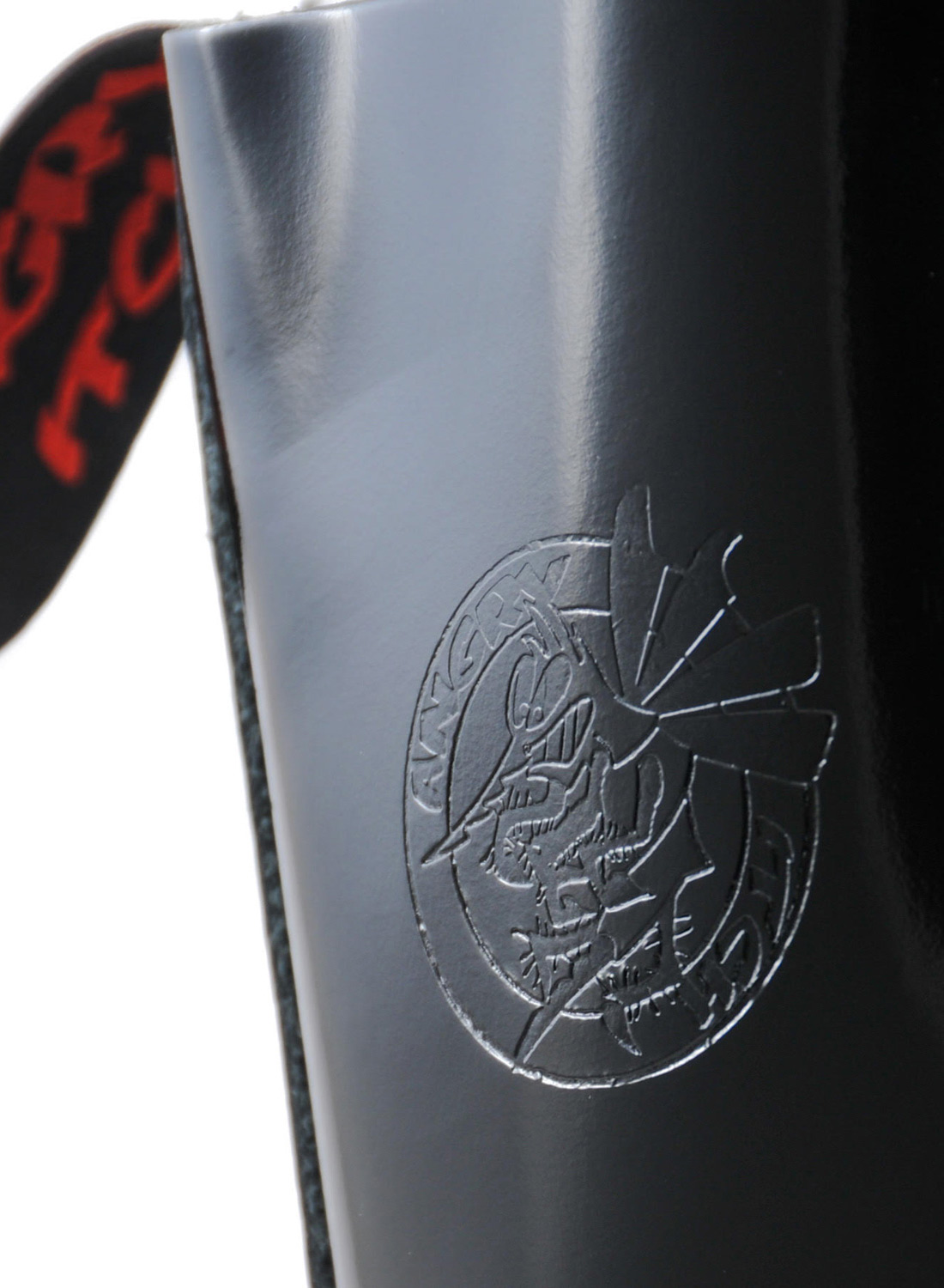 14 Eye Steel Toe Boots Black Leather - Bild 4