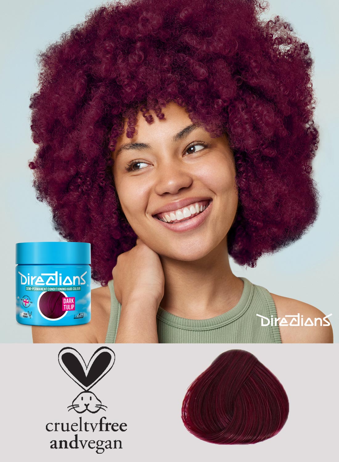Directions Hair Color Dark Tulip