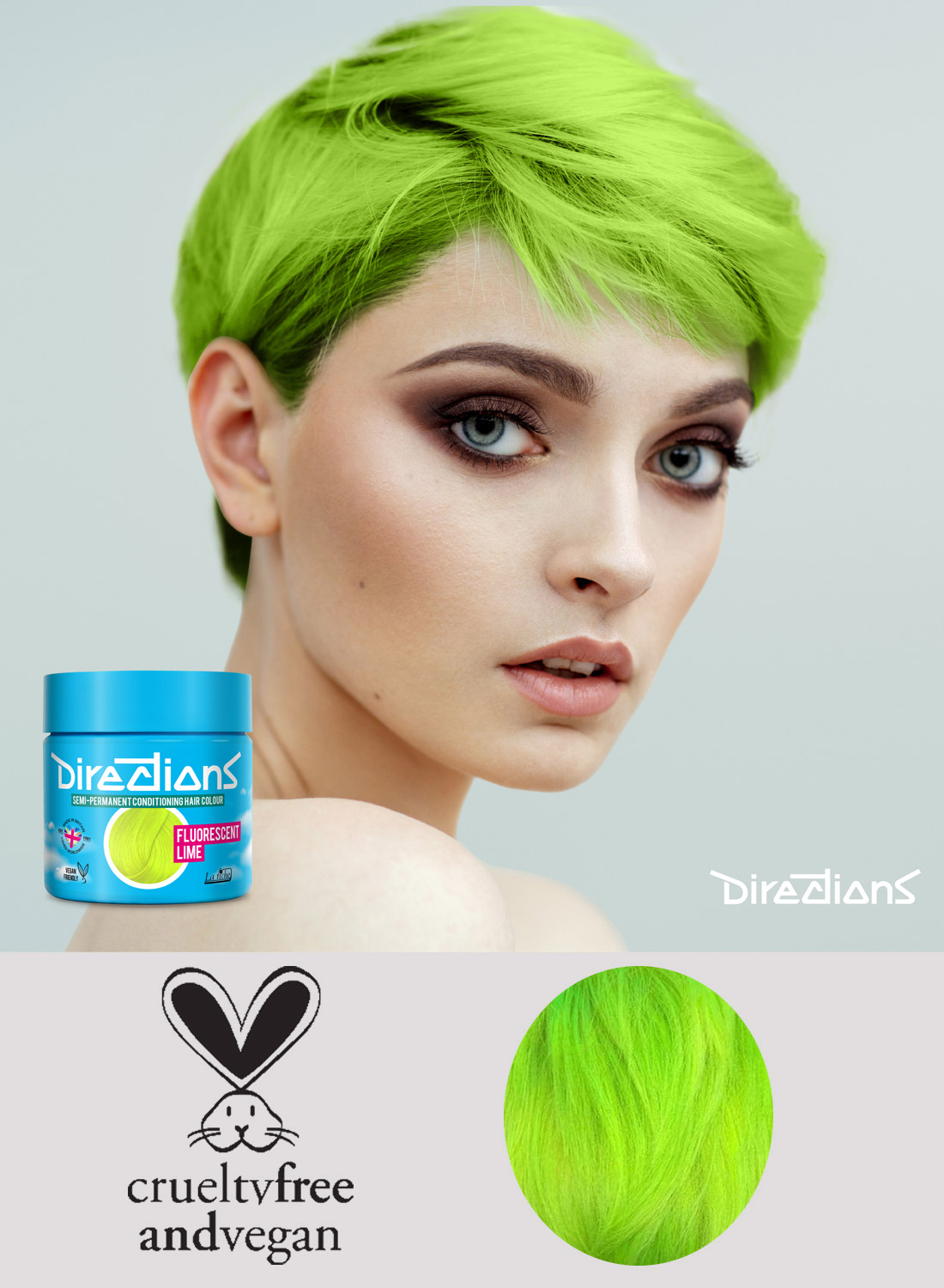 Directions Hair Color Fluorescent Lime