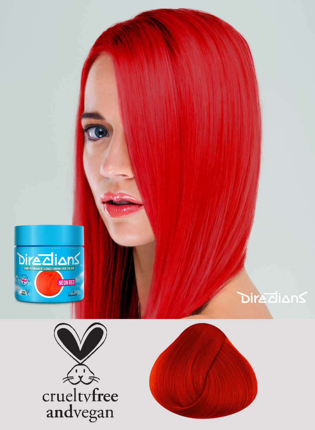 Directions Hair Color Neon Red