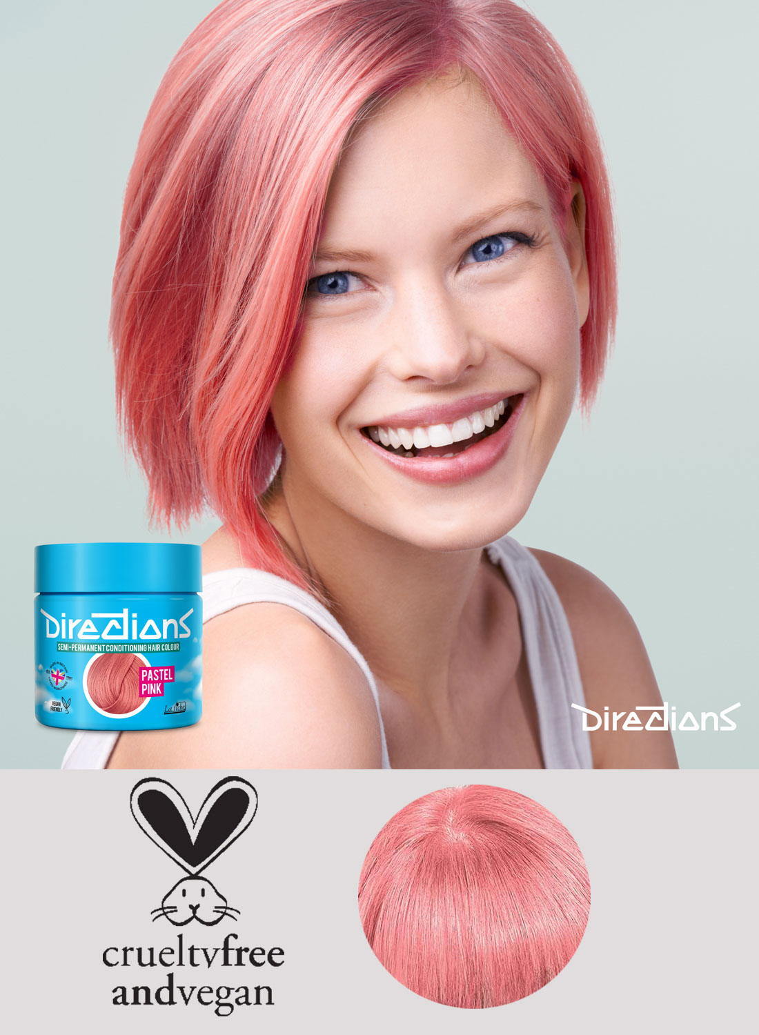 Directions Hair Color Pastel Pink