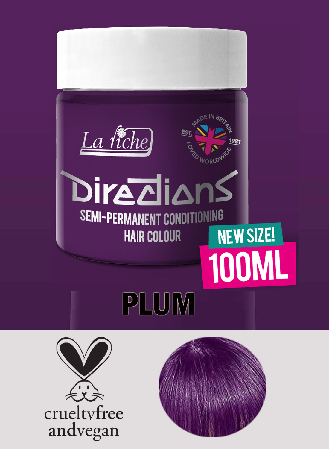 Directions Hair Colour Plum