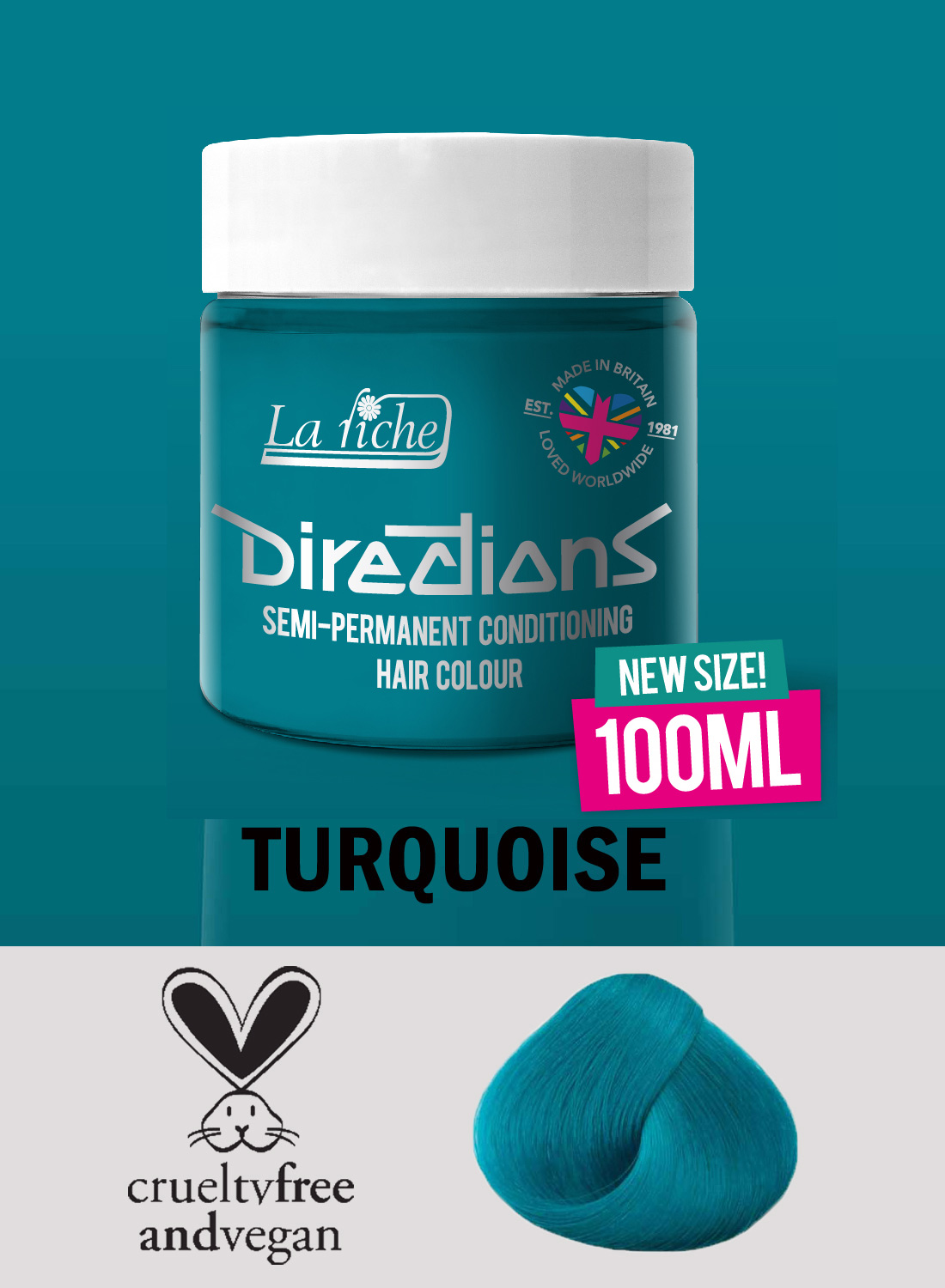 Directions Hair Colour Turquoise