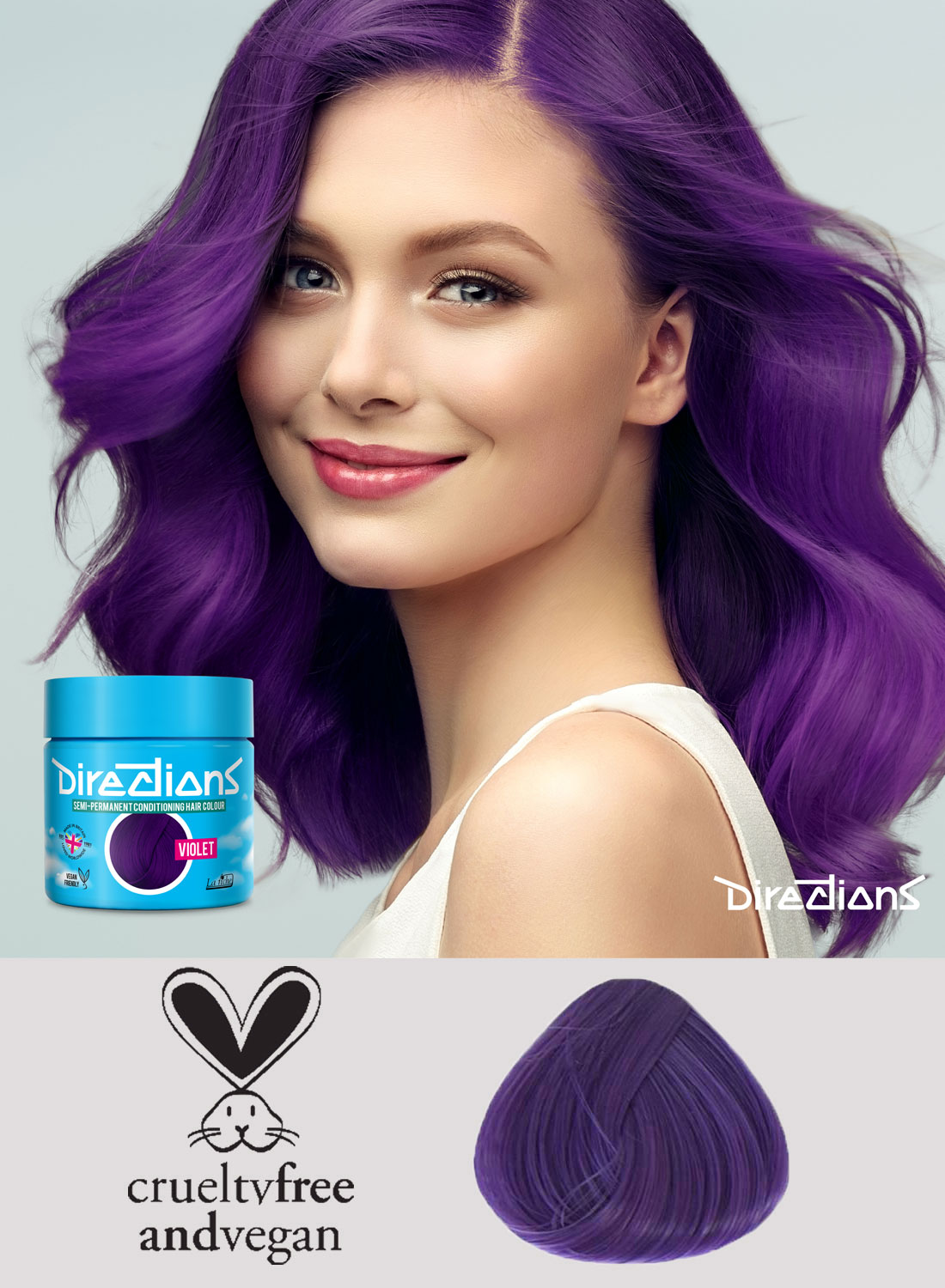Directions Hair Color Violet