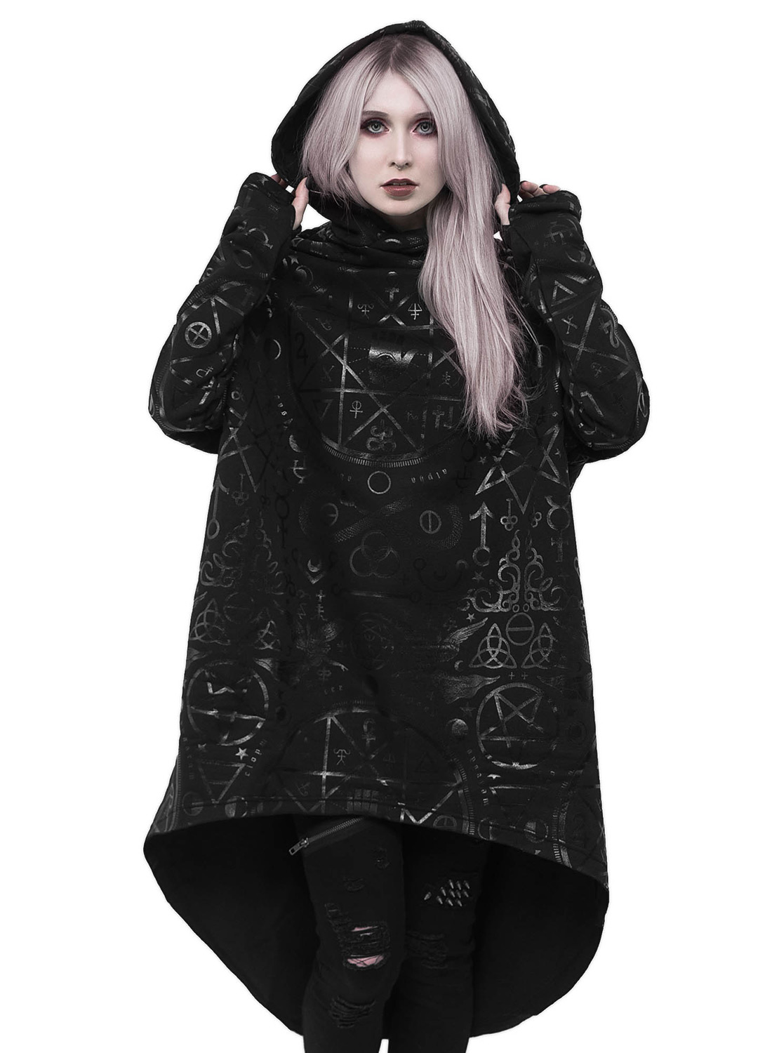 Cult Ritual Hoodie Black