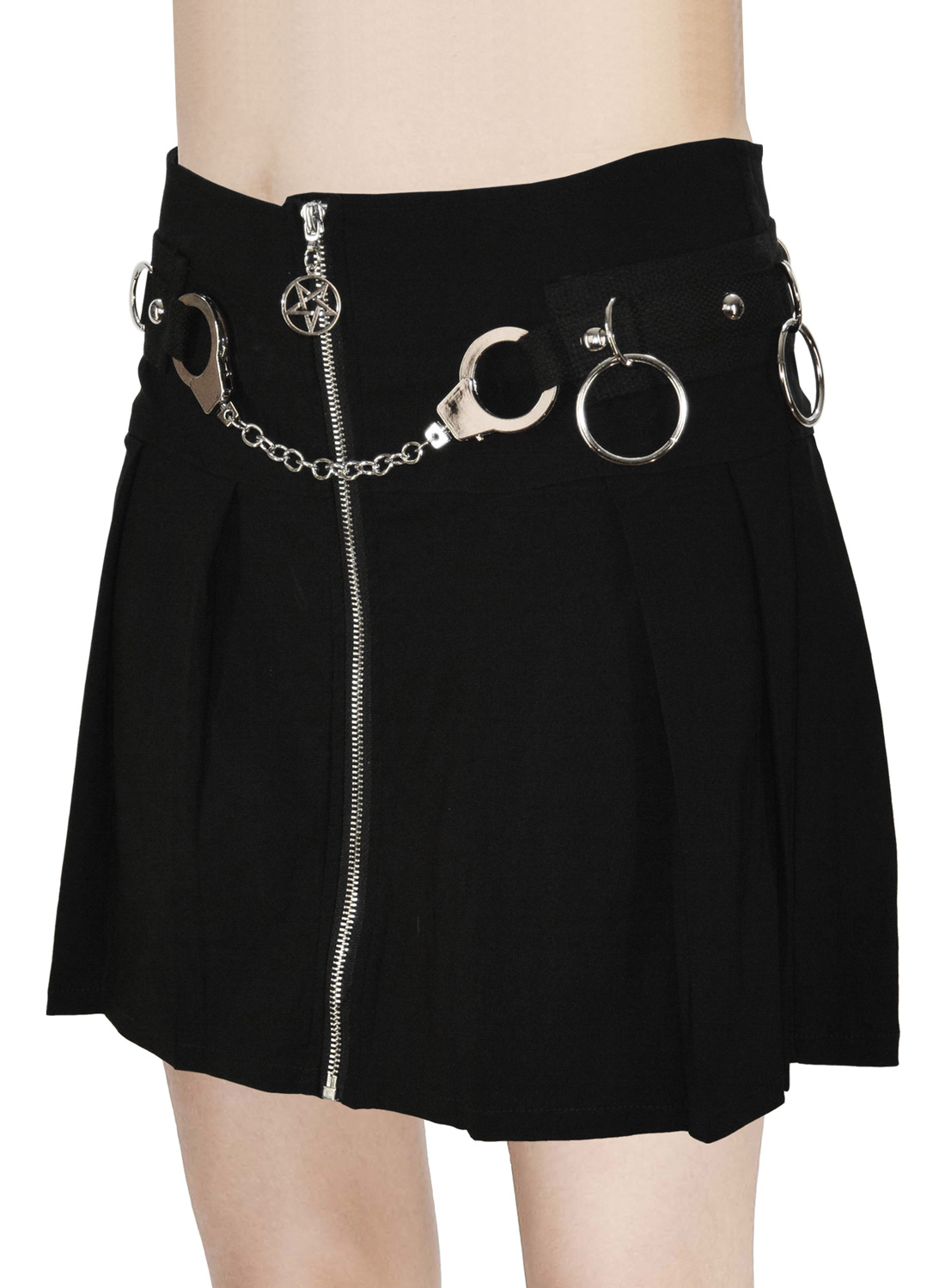 Gothic glam skirt Black - Bild 3