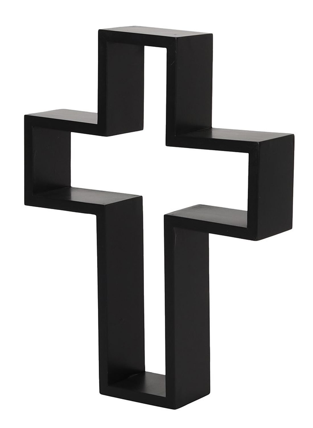 Black crucifx wall shelf - Bild 2