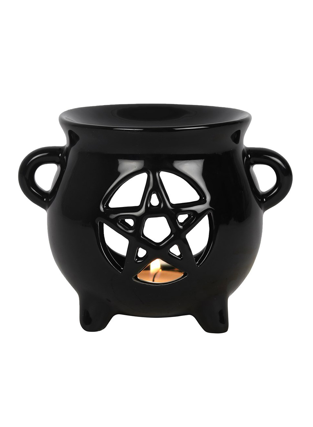 Pentagram Cauldron Oil Burner