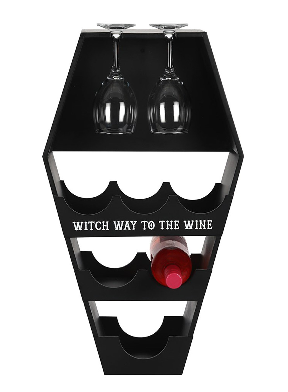 Coffin Wine Shelf