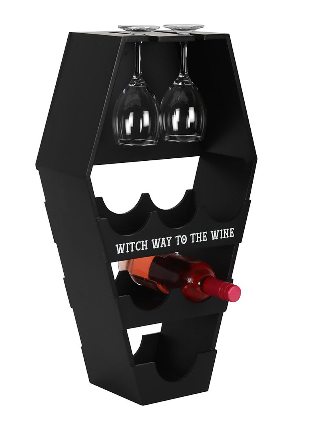 Coffin Wine Shelf