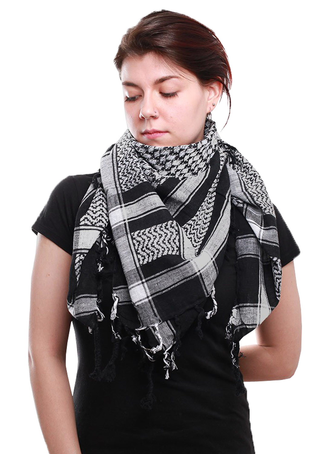 Keffiyeh Black and white