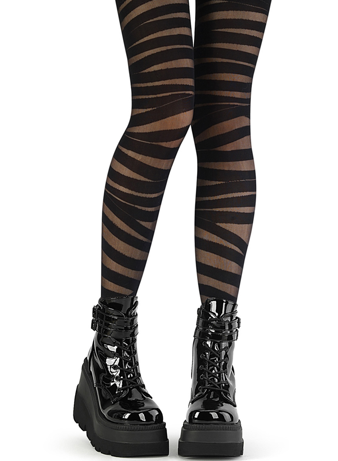Black Stripes Tights