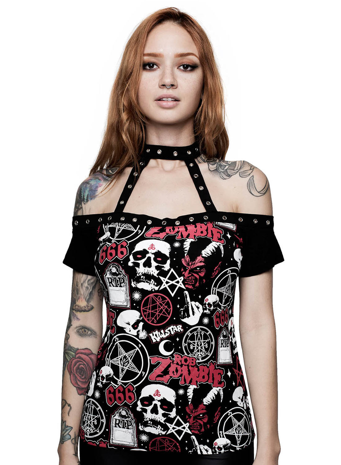 American Nightmare Choker Top