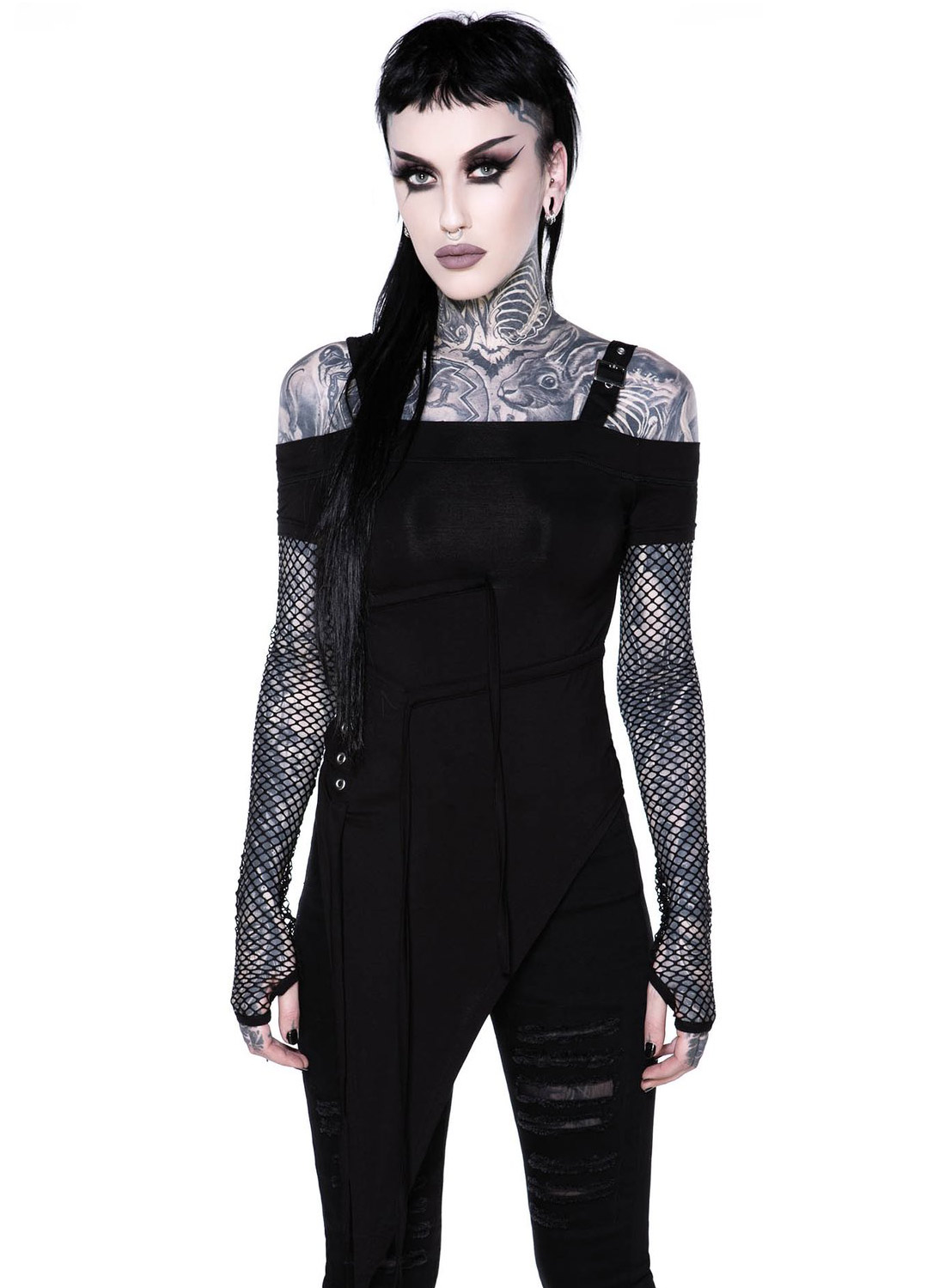 Hole Heartedly Bardot Top