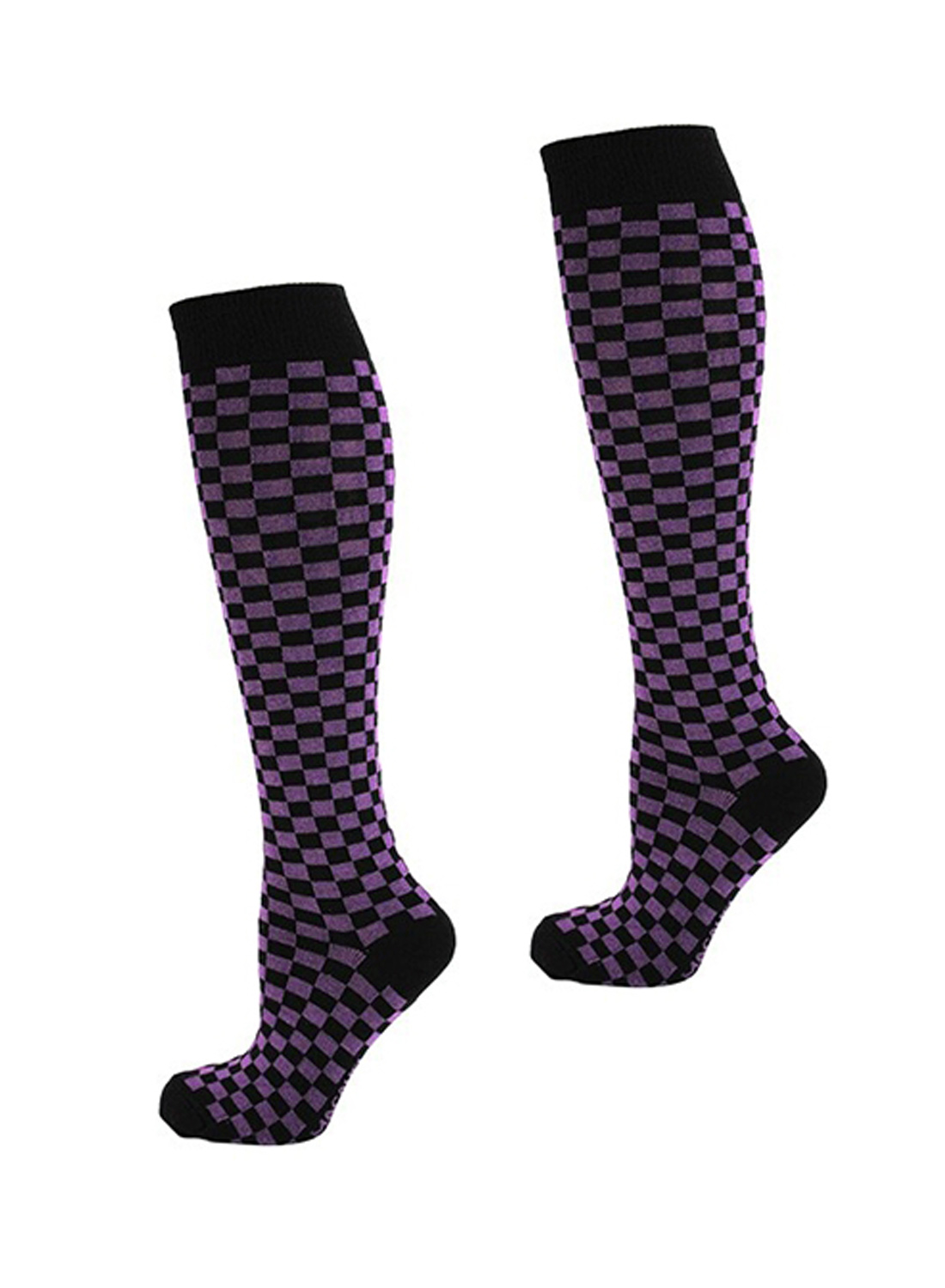 KH Small Square Socks Purple