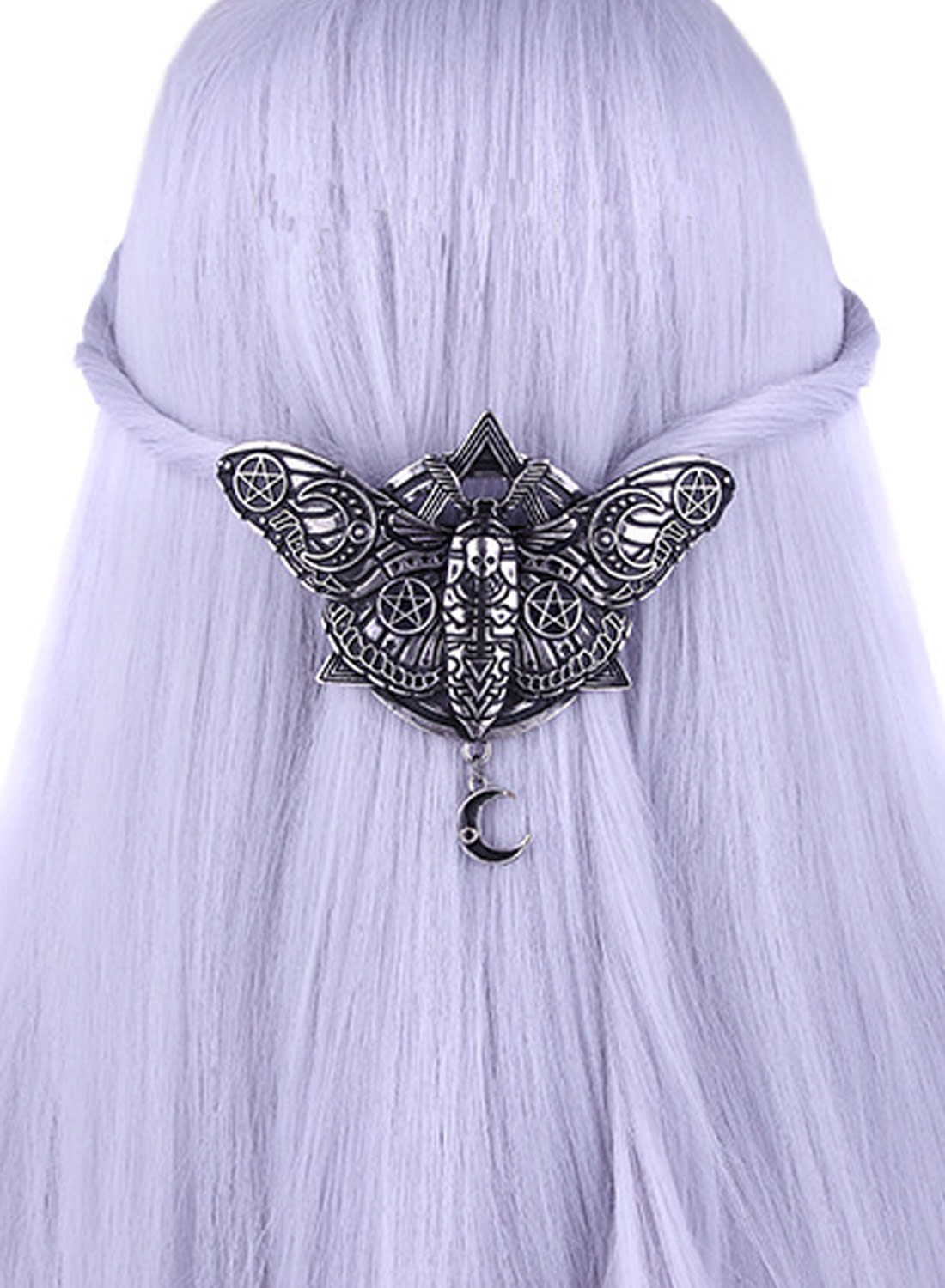 Occult Moth Hairclip