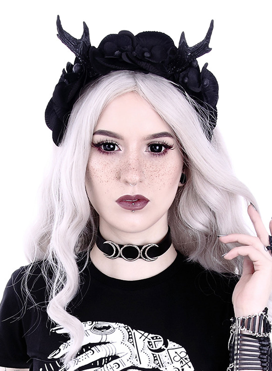 Triple Goddess Collar Choker