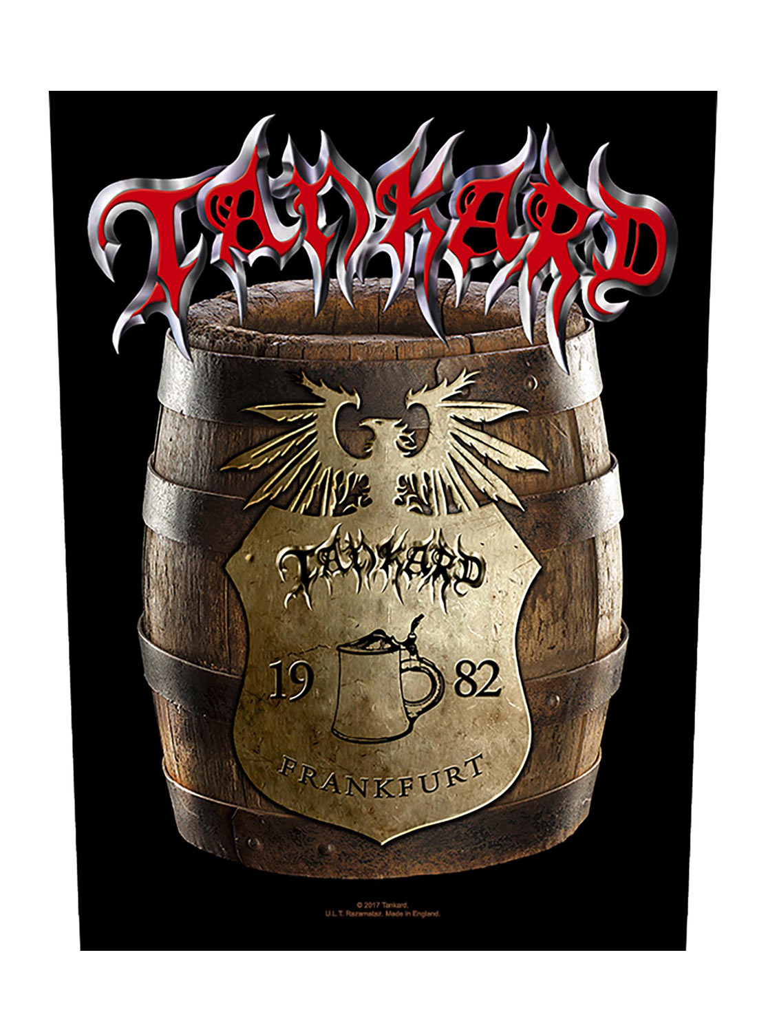 Tankard Beer Barrel Back Patch