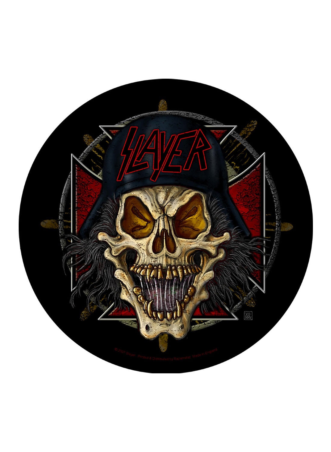 Slayer Wehrmacht Circular Back Patch