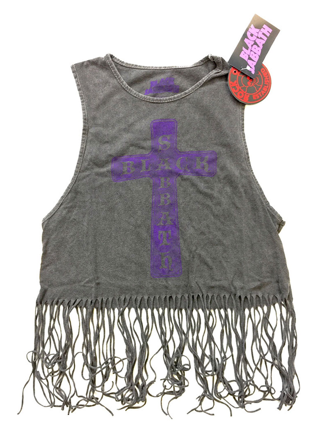 Black Sabbath Ladies Tassel Vest