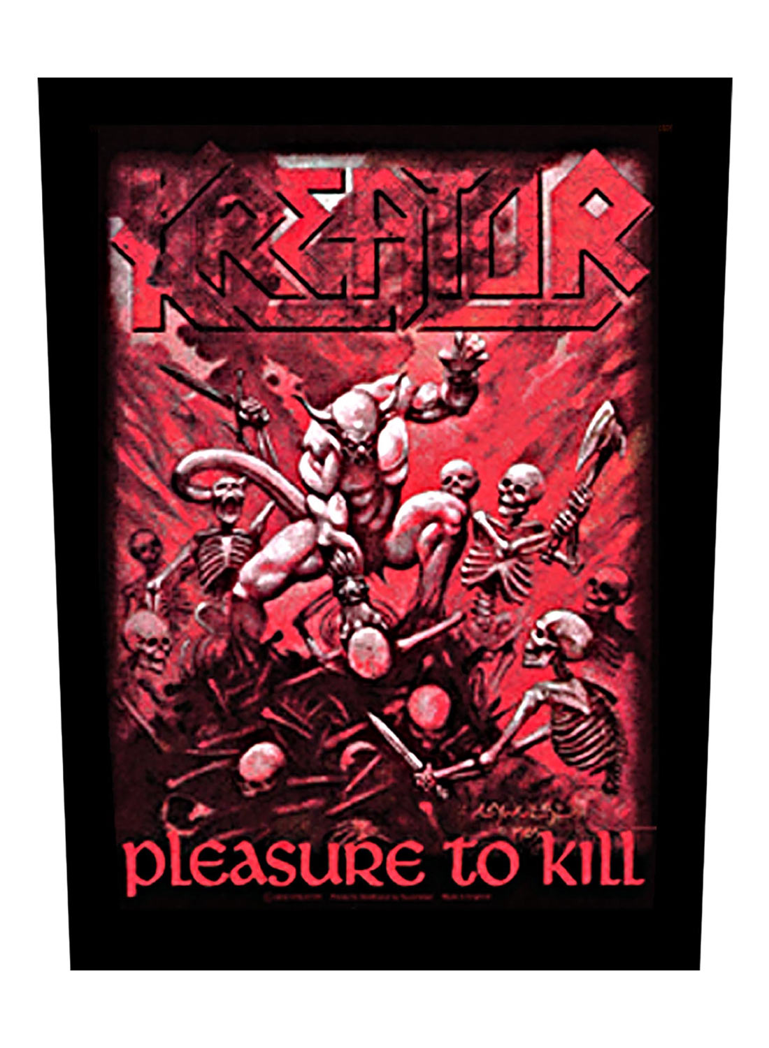Kreator Pleasure To Kill Back Patch