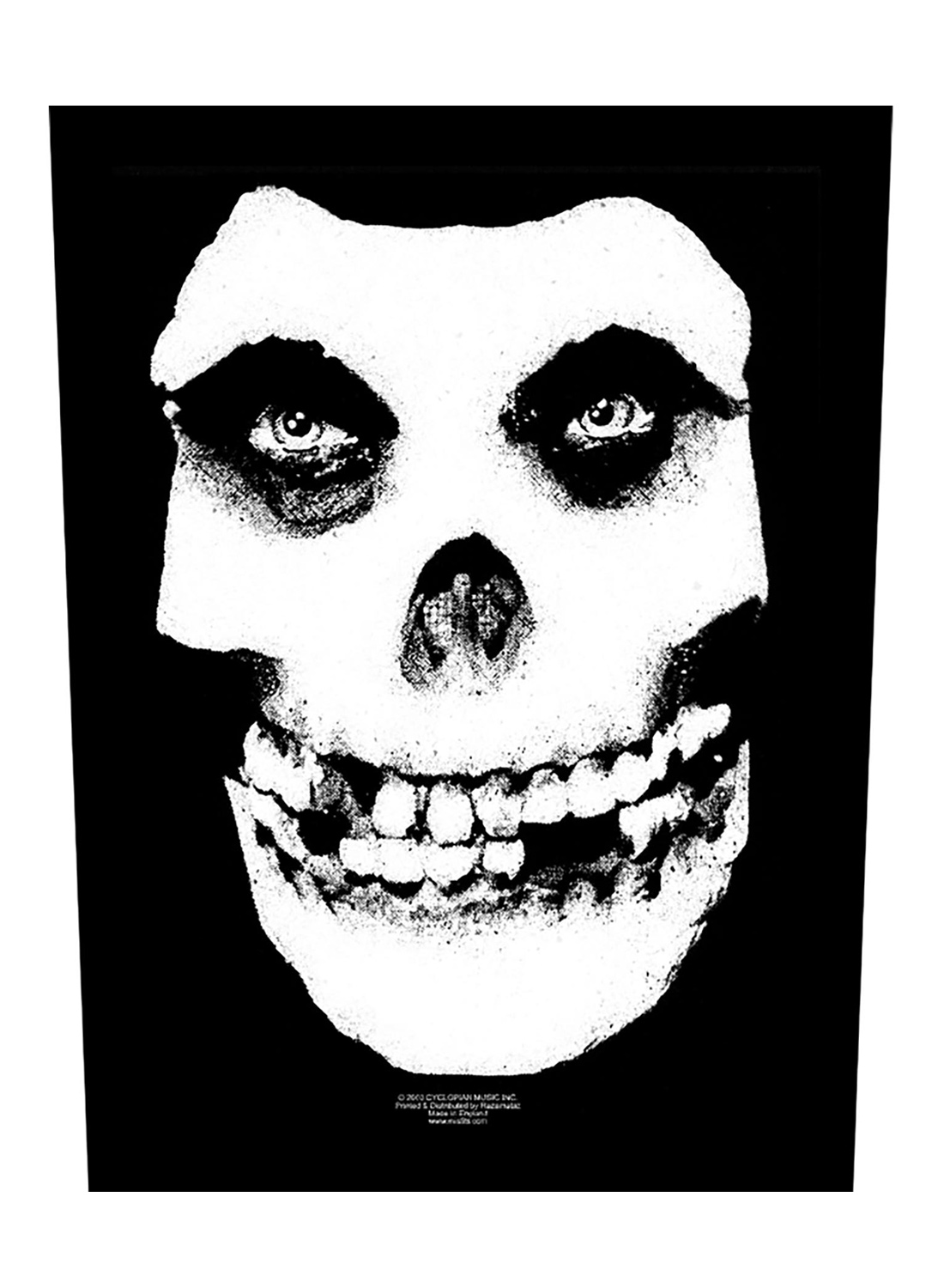 Misfits Face Skull Back Patch