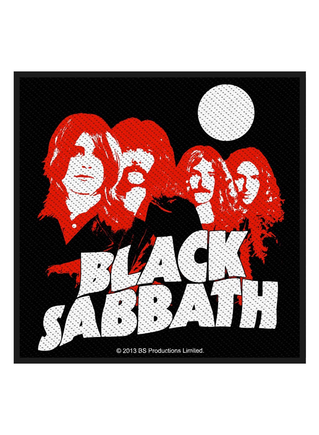 Black Sabbath Red Portraits Patch