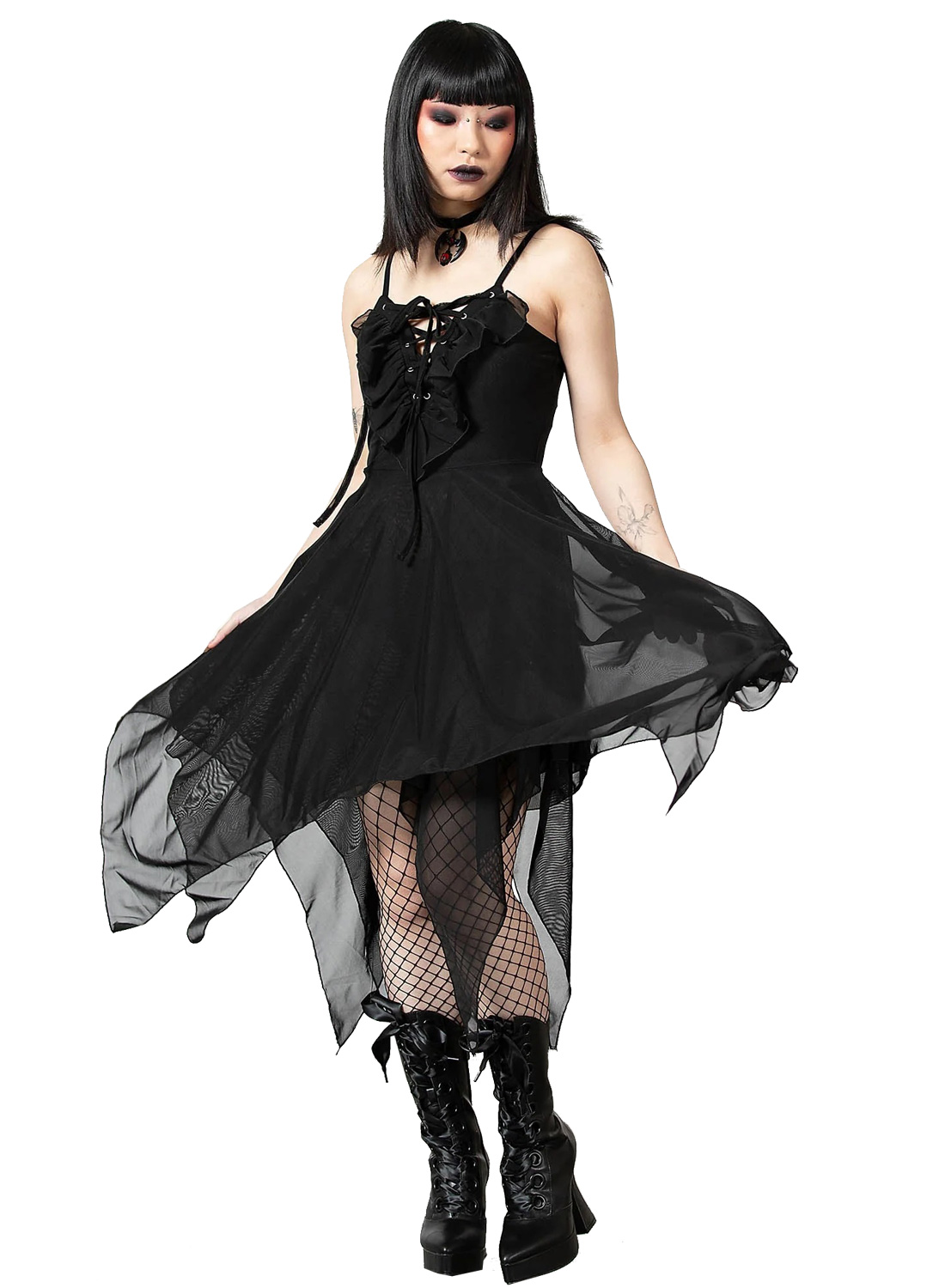 Anshee Lace-Up Dress