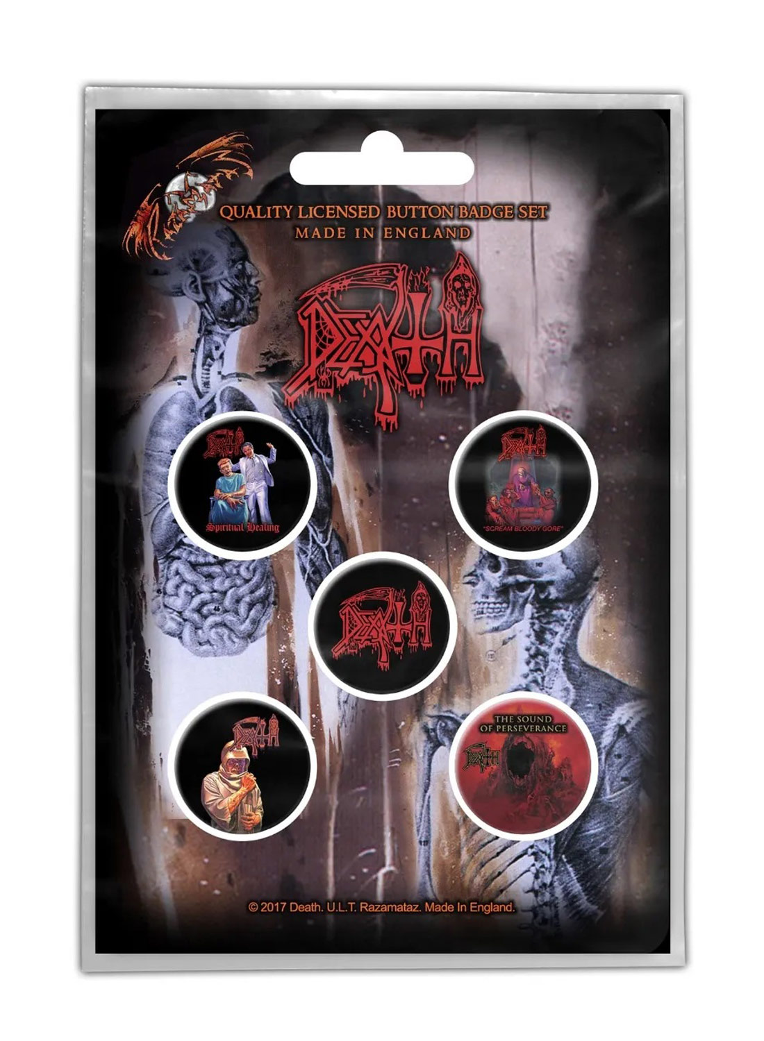 Death Albums Badge Pack