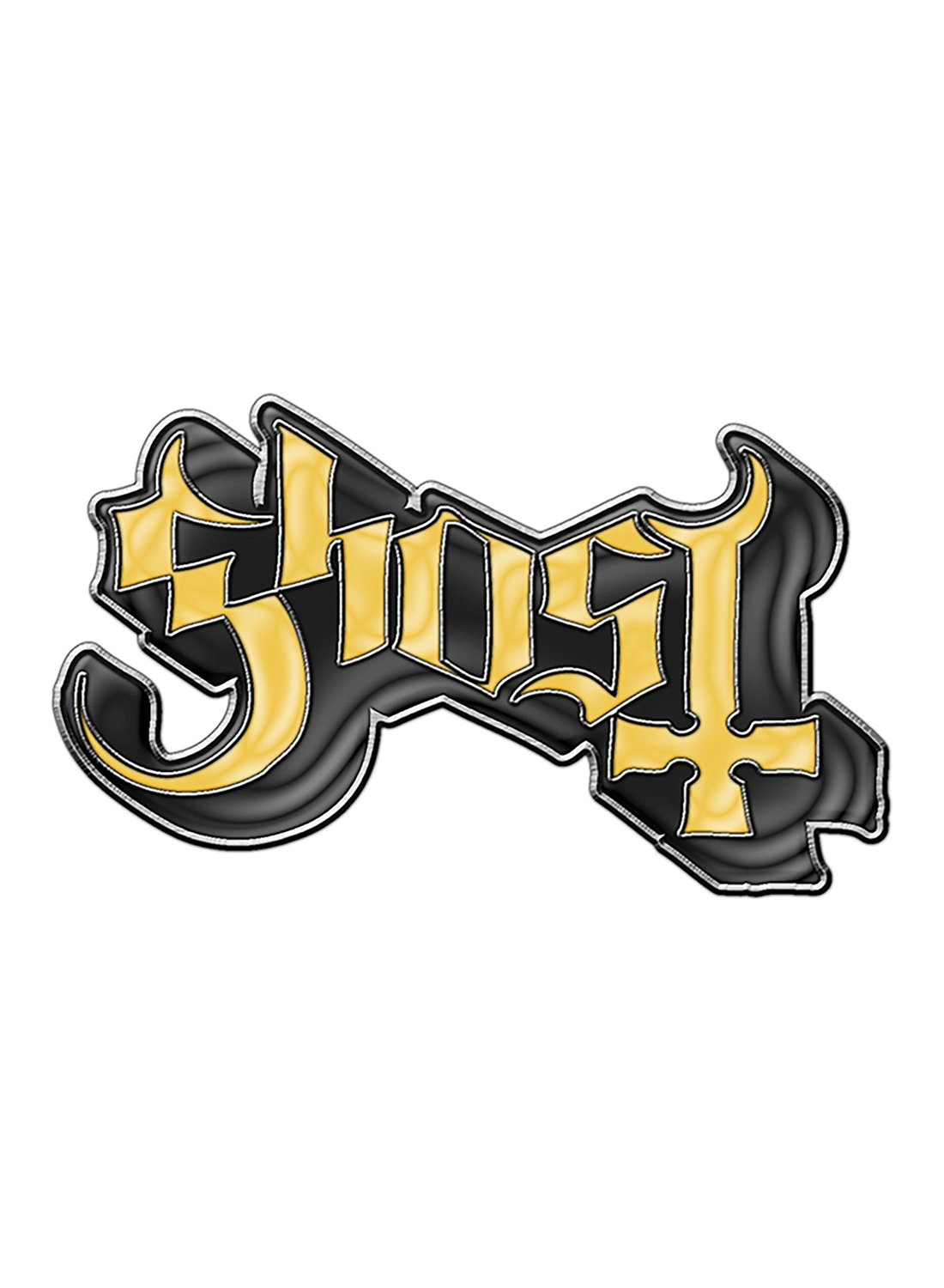 Ghost Logo Metal Pin Badge
