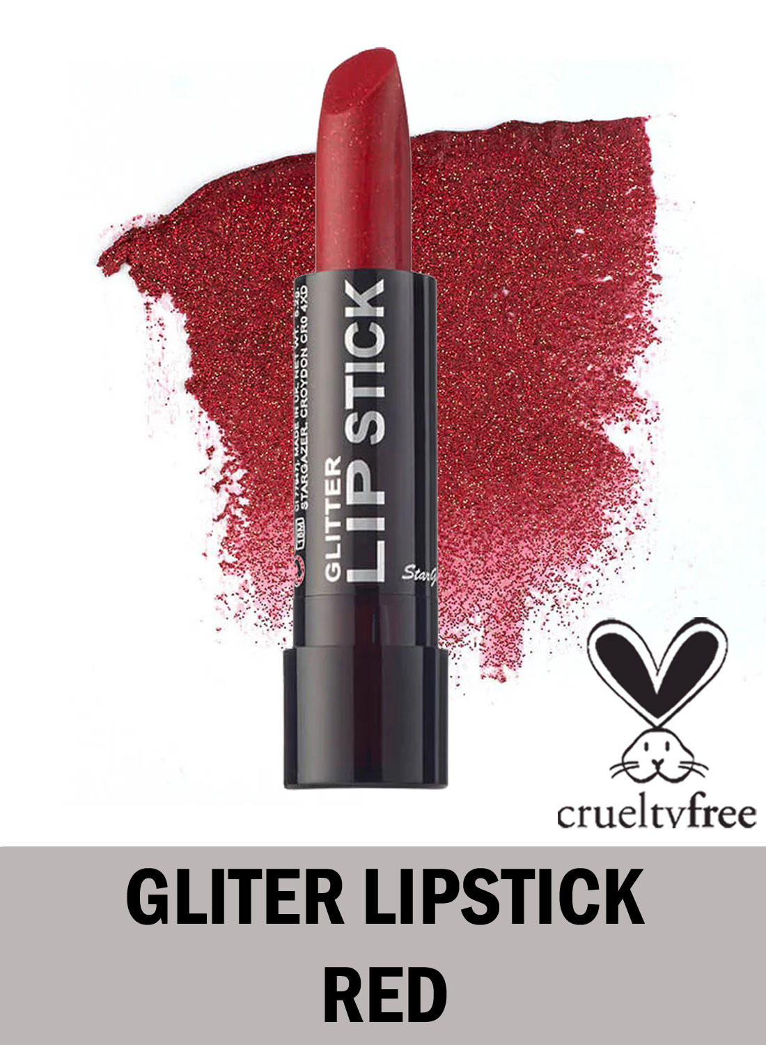 Stargazer Gliter Red Lipstick