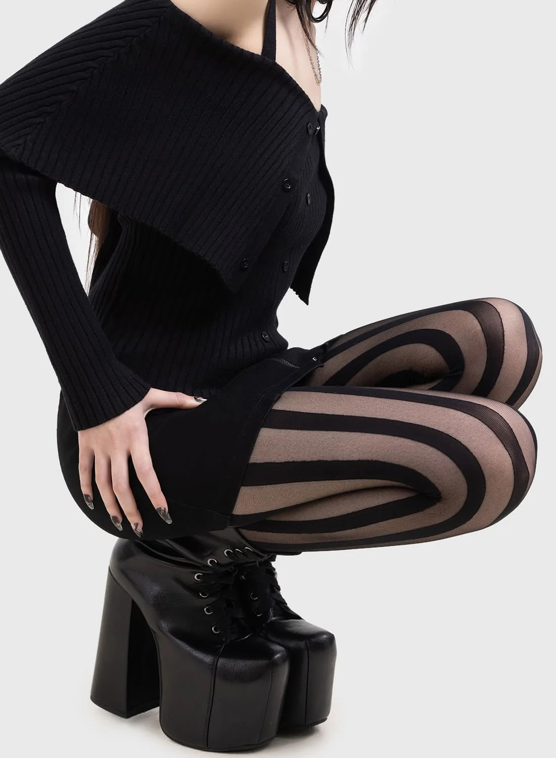 Killstar Mesmestripe Tights