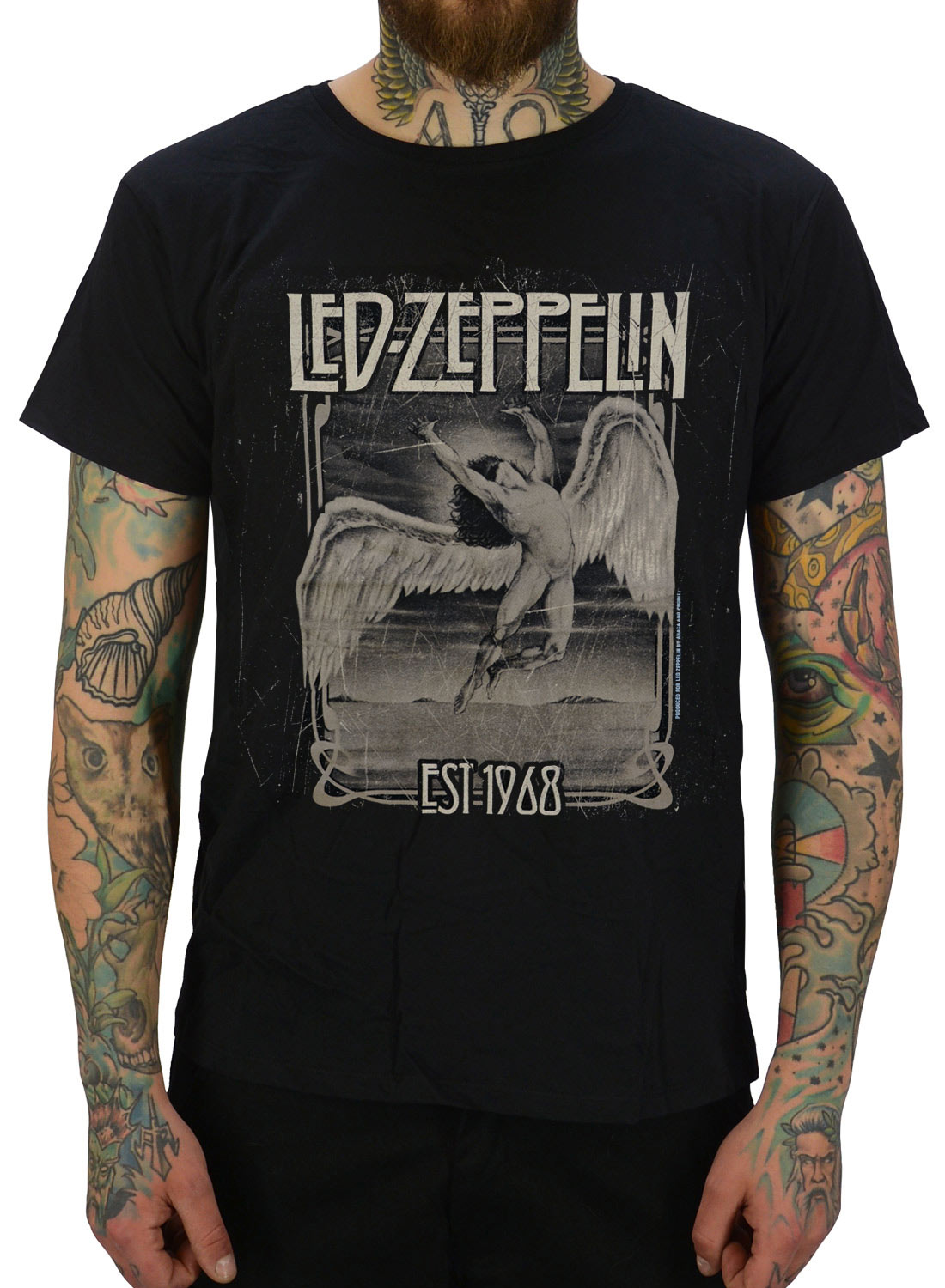 Led Zeppelin Faded Falling T-shirt
