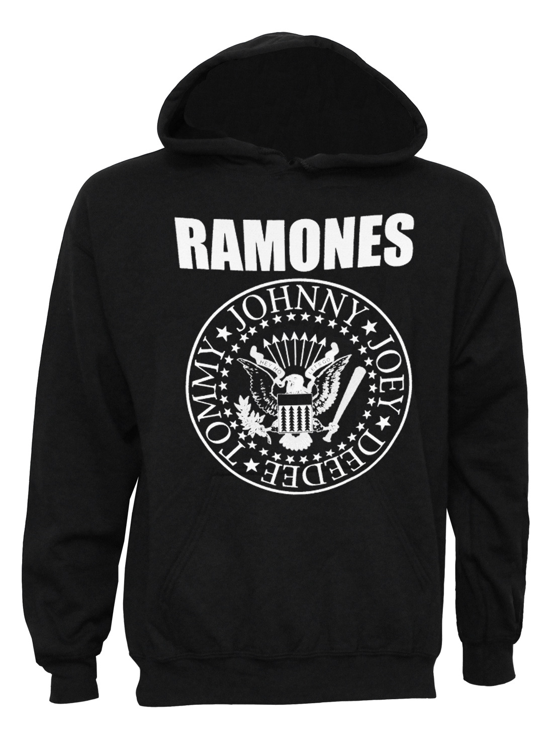 Ramones Presidential Seal Black Hoodie