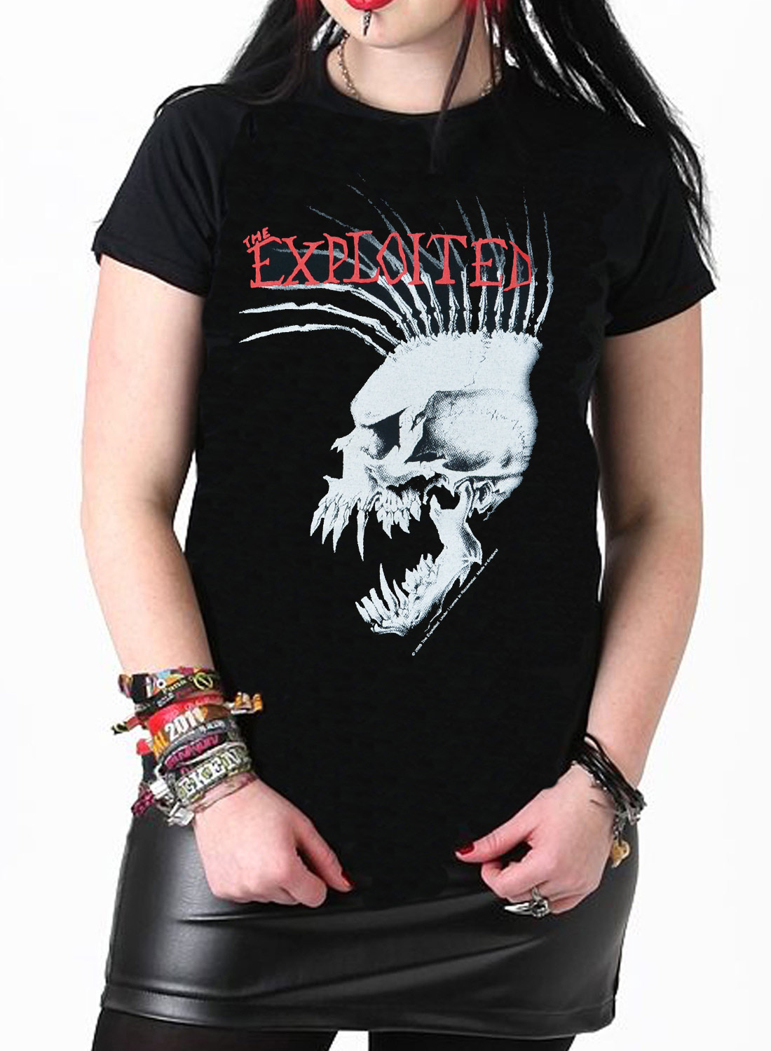 The Exploited Bastard Skull Top