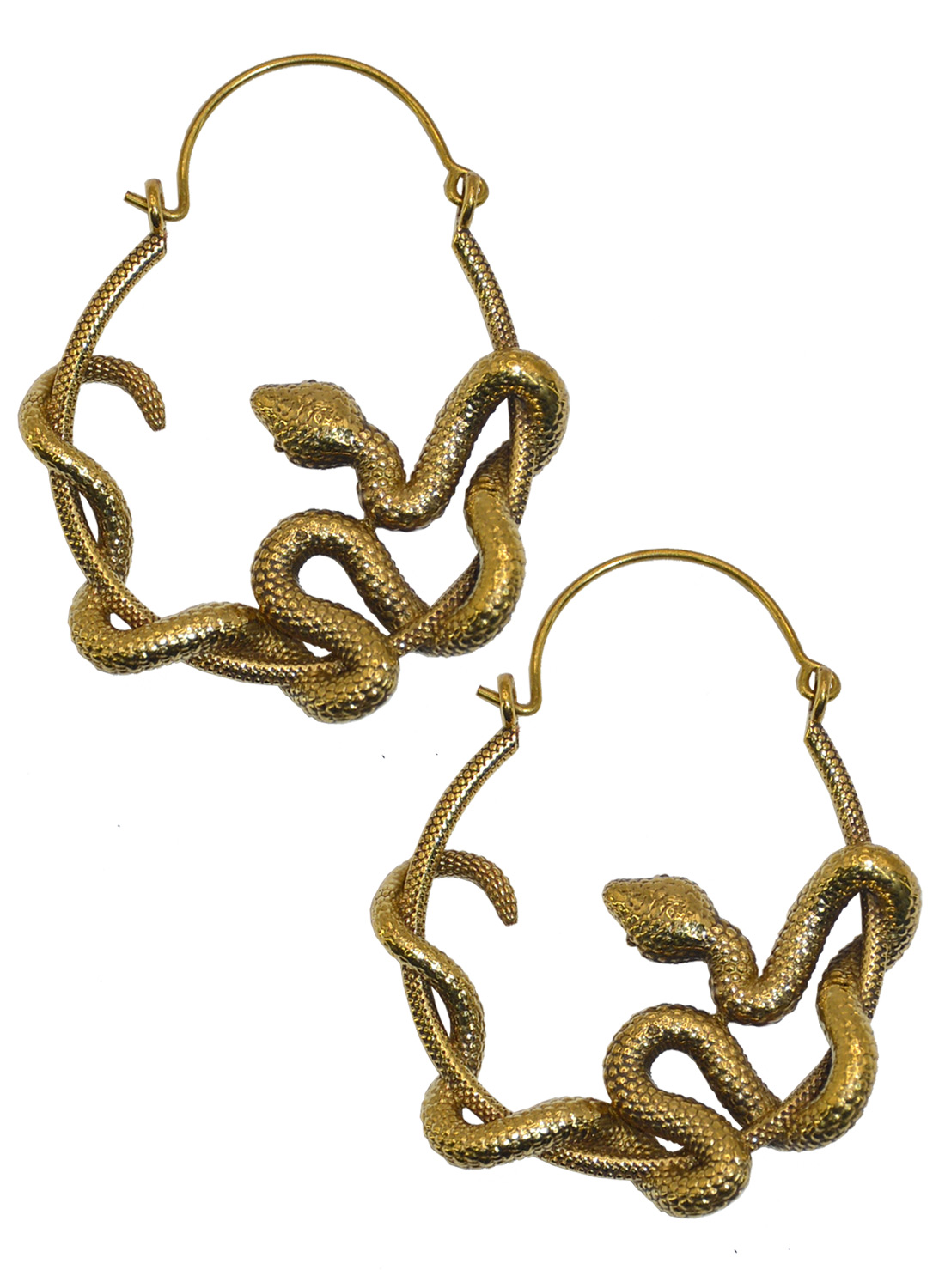 Natural Golden Killer Earrings