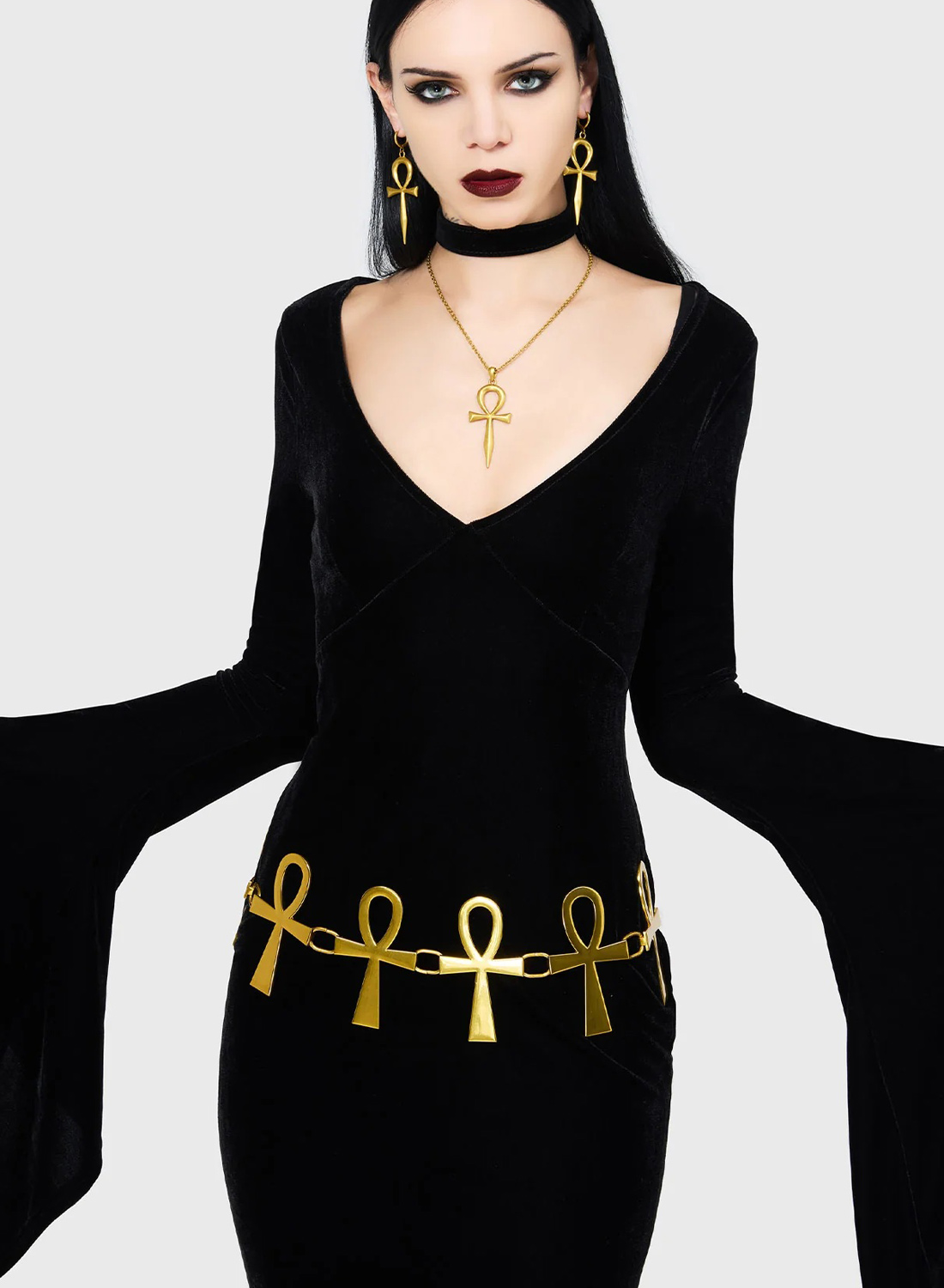 Killstar Ankh Belt Gold
