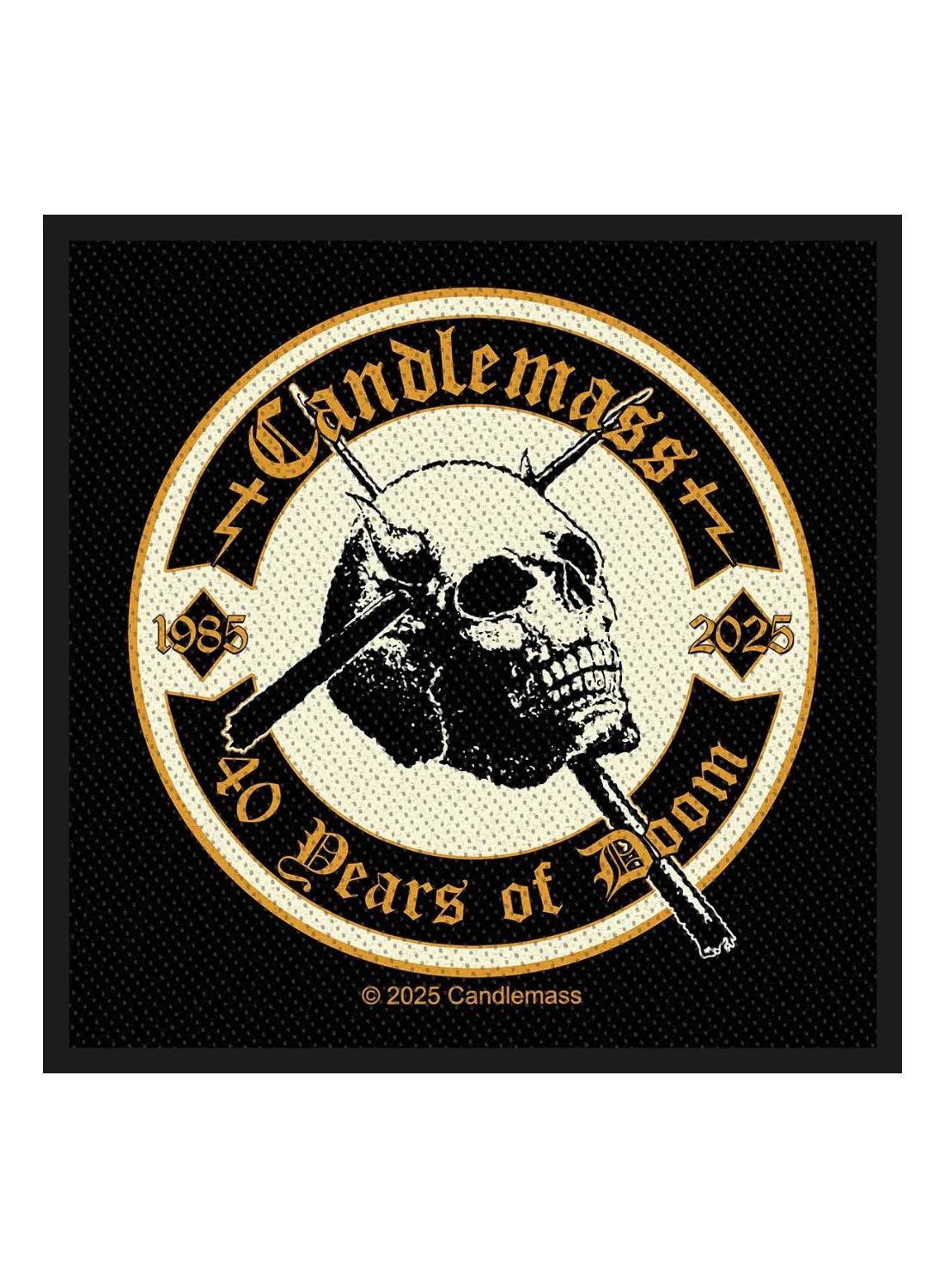 Candlemass 40 Years Of Doom Patch