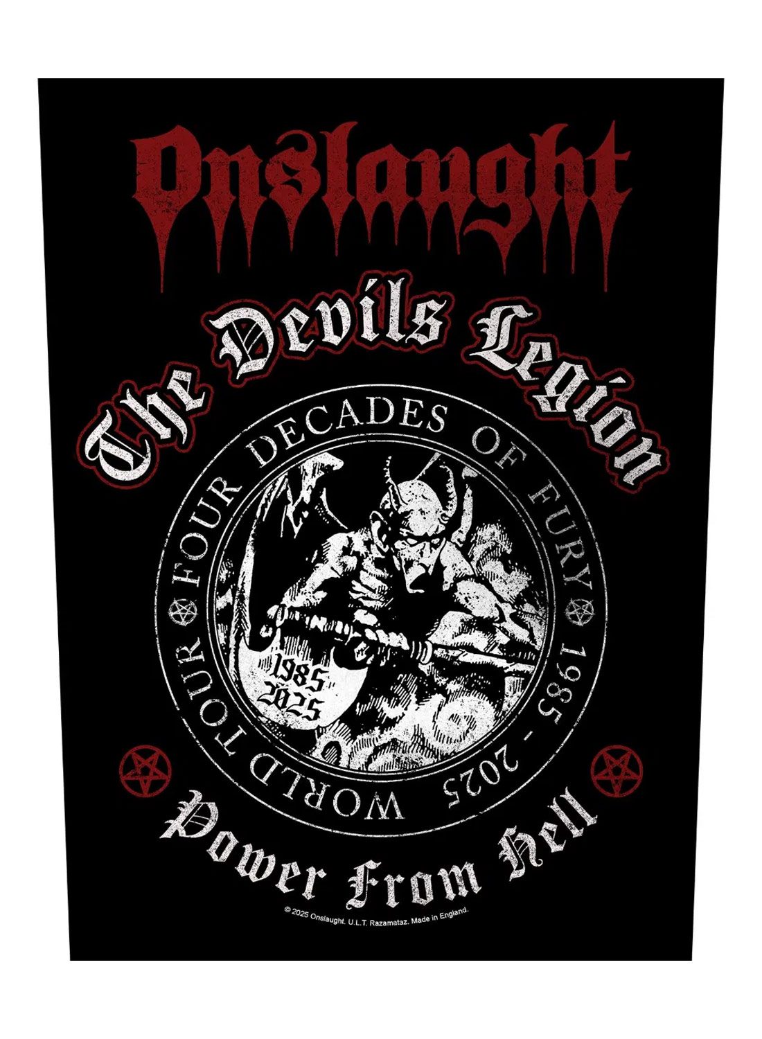 Onslaught The Devil Legion Back Patch