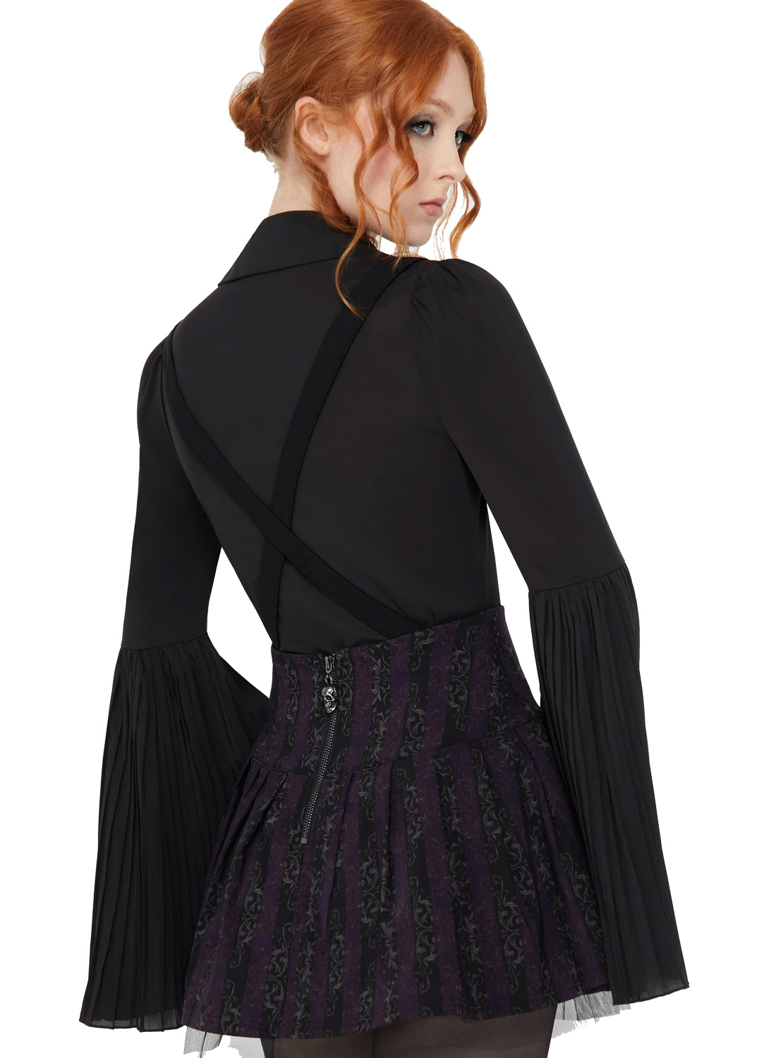 Killstar Haunted Phase Pinafore Skirt