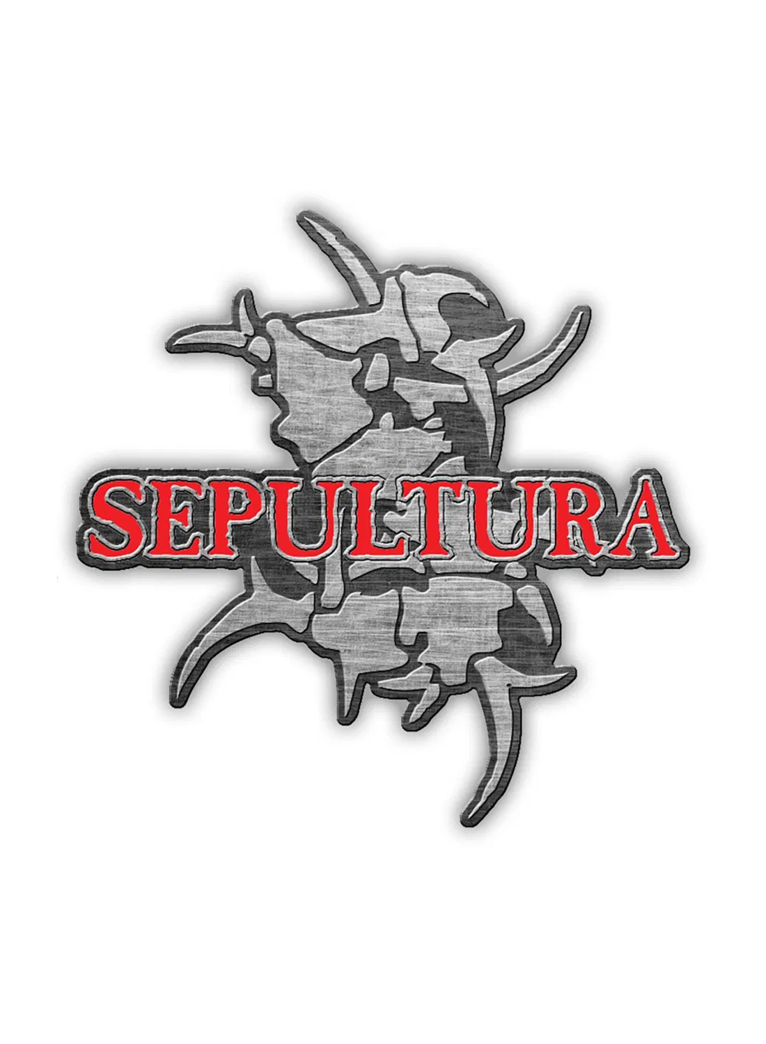 Sepultura Logo S Metal Pin Badge