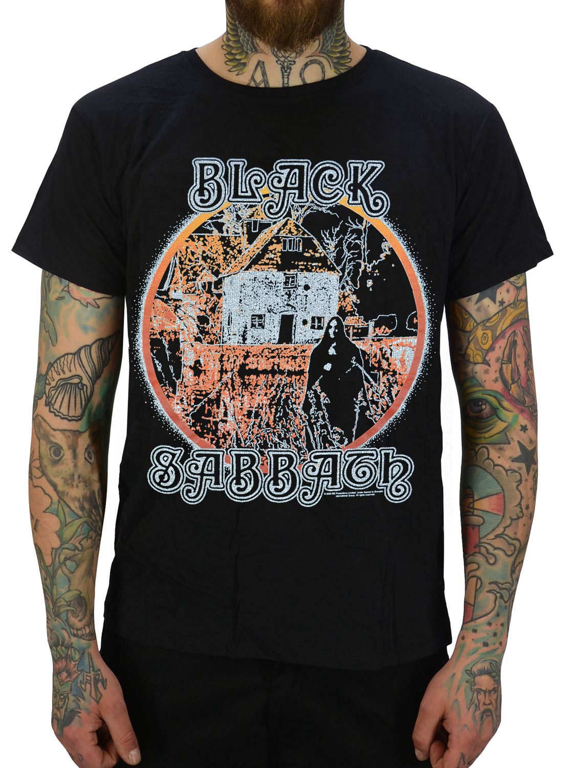 Black Sabbath Debut Cracked T-Shirt