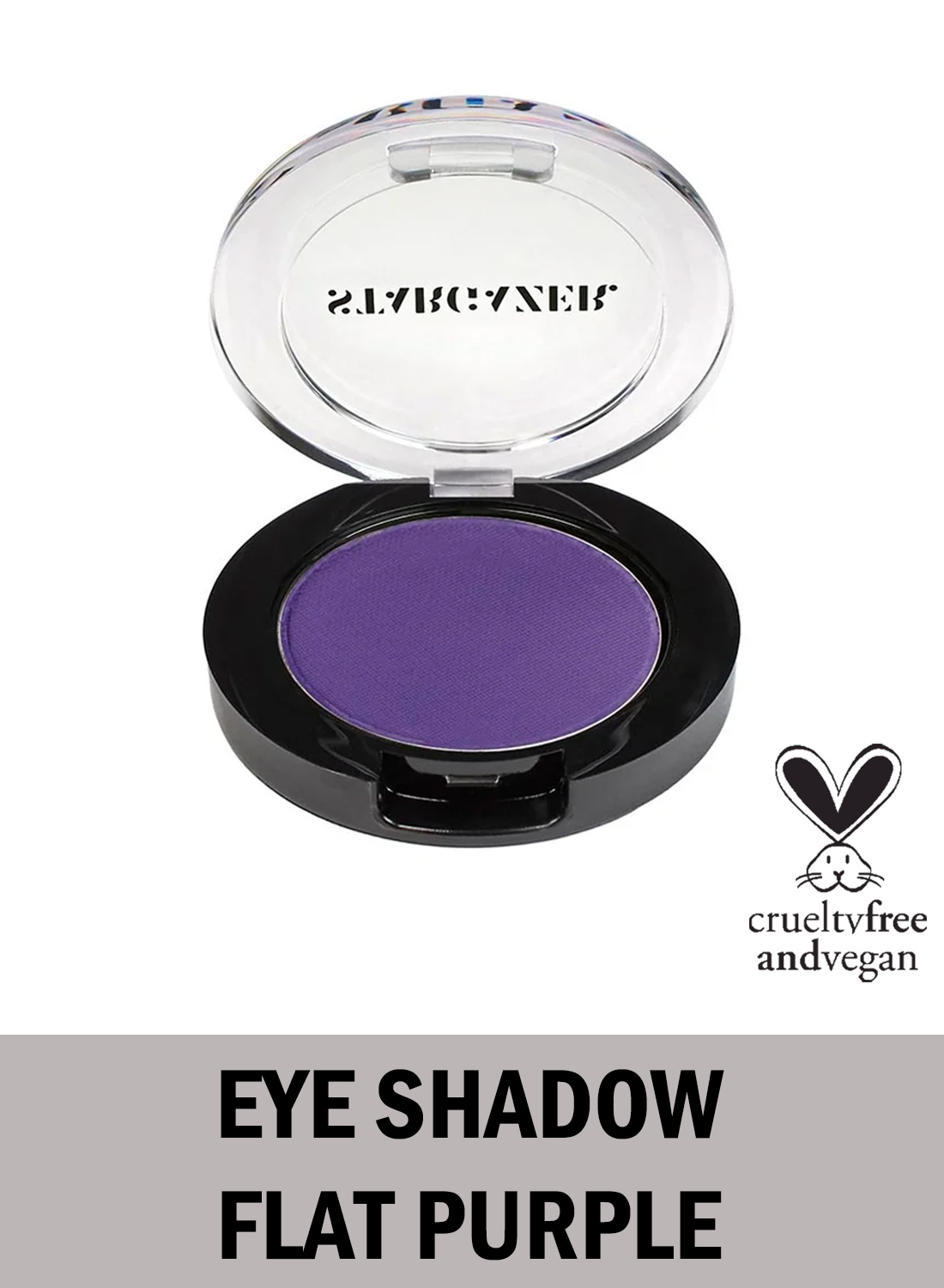 Stargazer Eye Shadow Flat Purple purple vegan eyeshadow