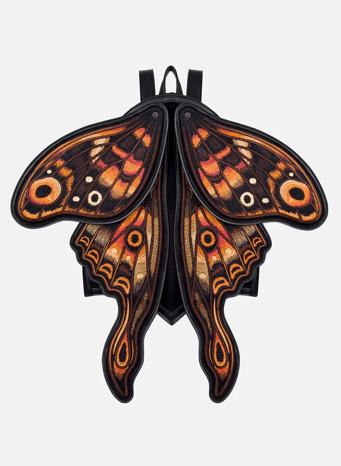 Restyle Ignis Moth gothic backpack with embroidered moth and moving 3D wings